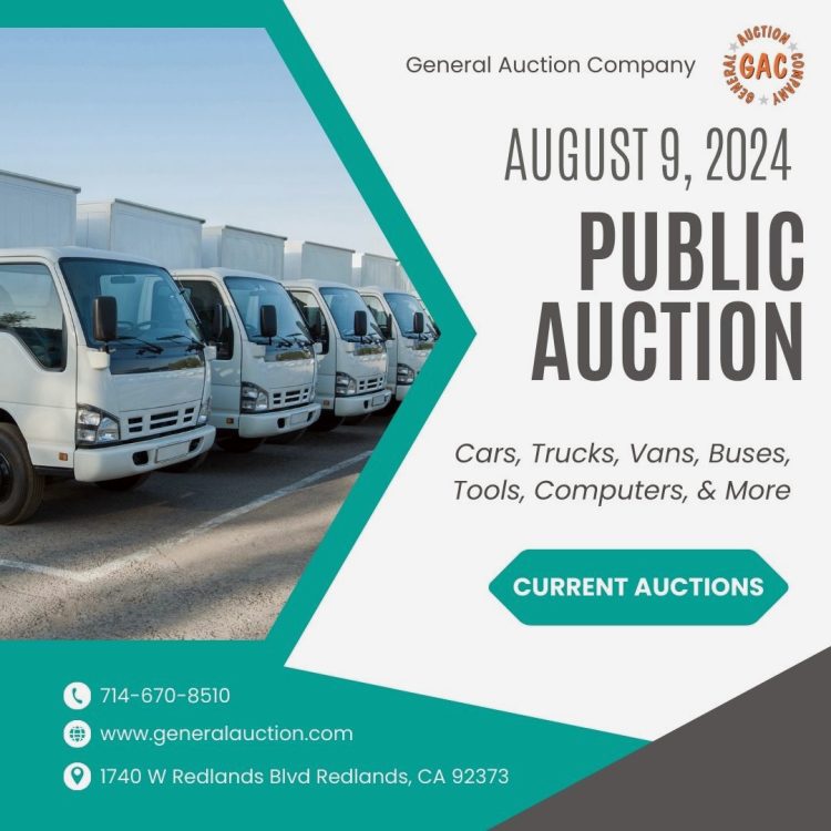 general auction company august 2024